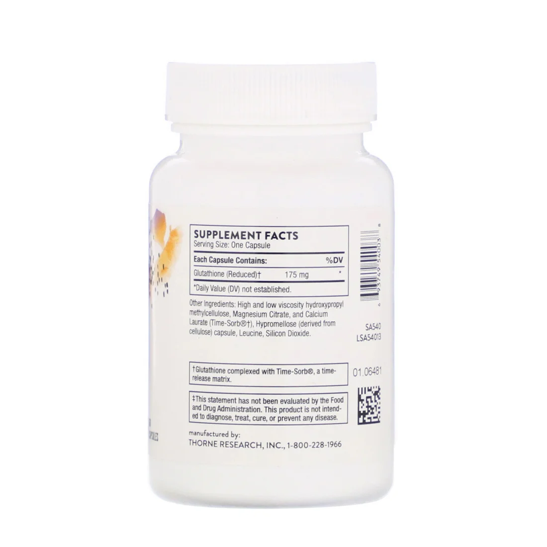 Thorne Glutathione-SR - NSF Certified for Sport - 60 Capsules