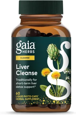 Gaia Herbs, Liver Cleanse, 60 Liquid Phyto-Caps