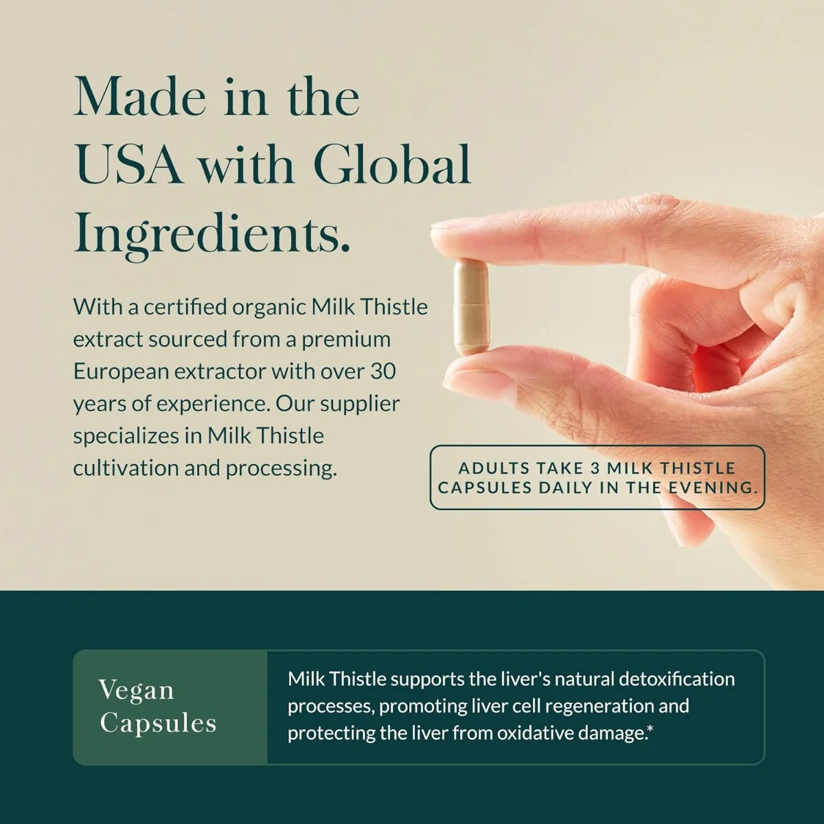 Gaia Herbs, Milk Thistle, 60 Vegan Capsules