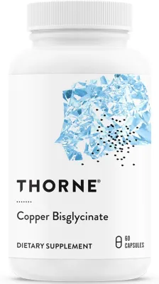 Thorne Copper Bisglycinate - 2 mg - 60 Capsules