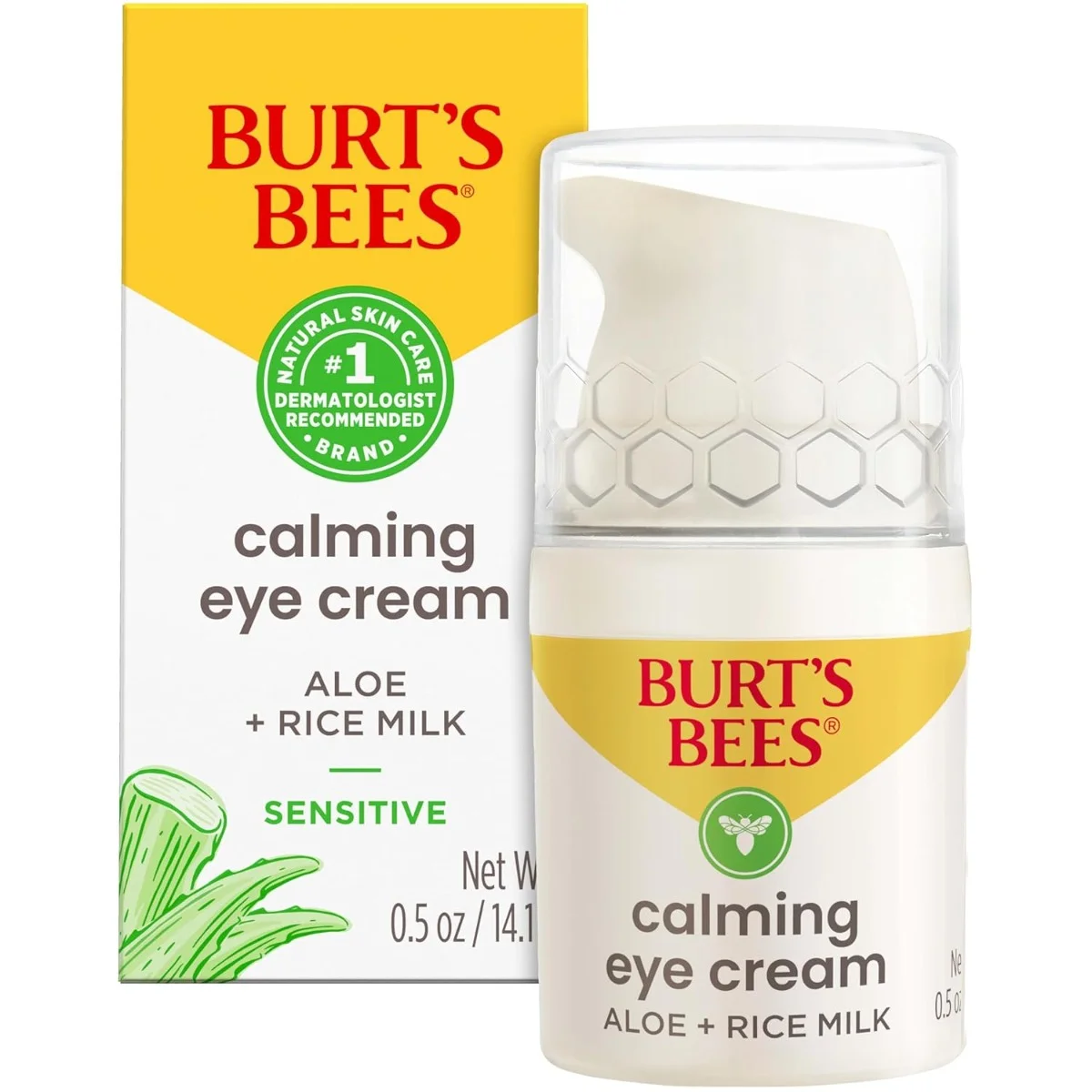 Burt's Bees Sensitive Solutions Calming Eye Cream 0.5 oz.