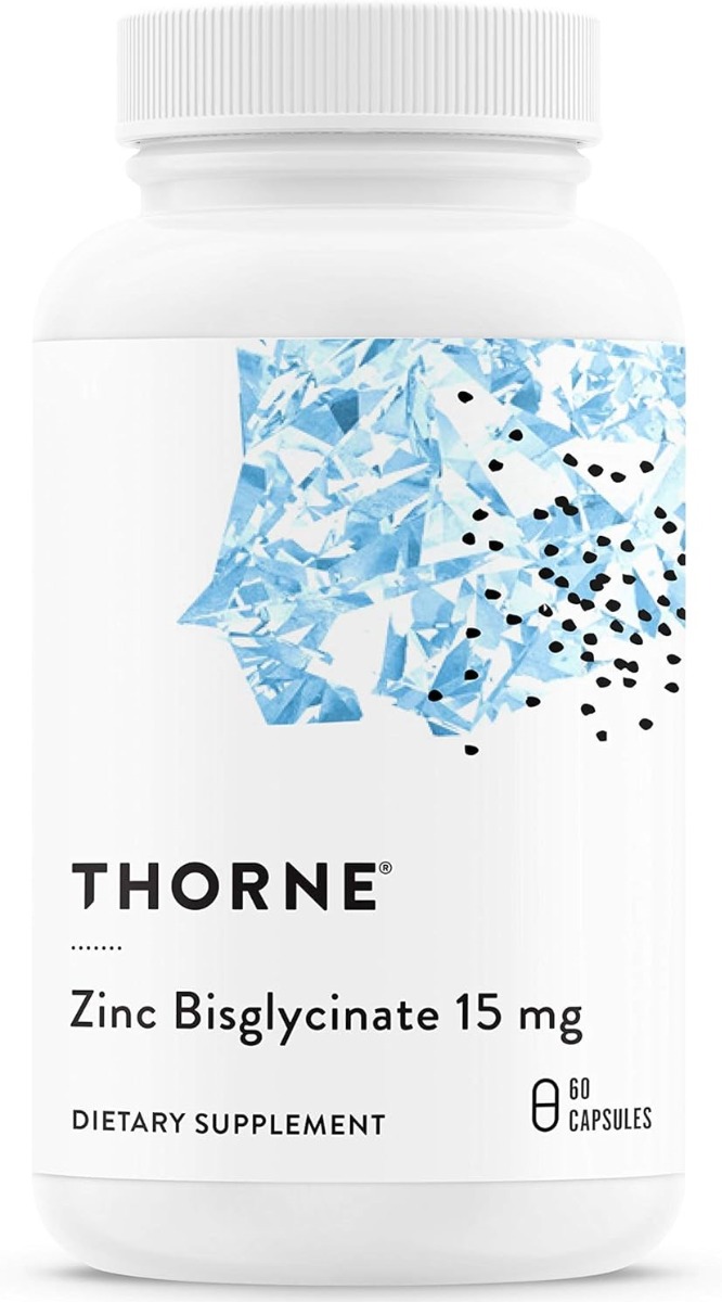 Thorne Zinc Bisglycinate - 15 mg - 60 Capsules