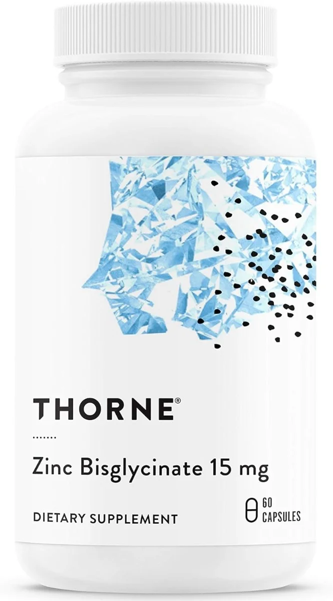 Thorne Zinc Bisglycinate - 15 mg - 60 Capsules