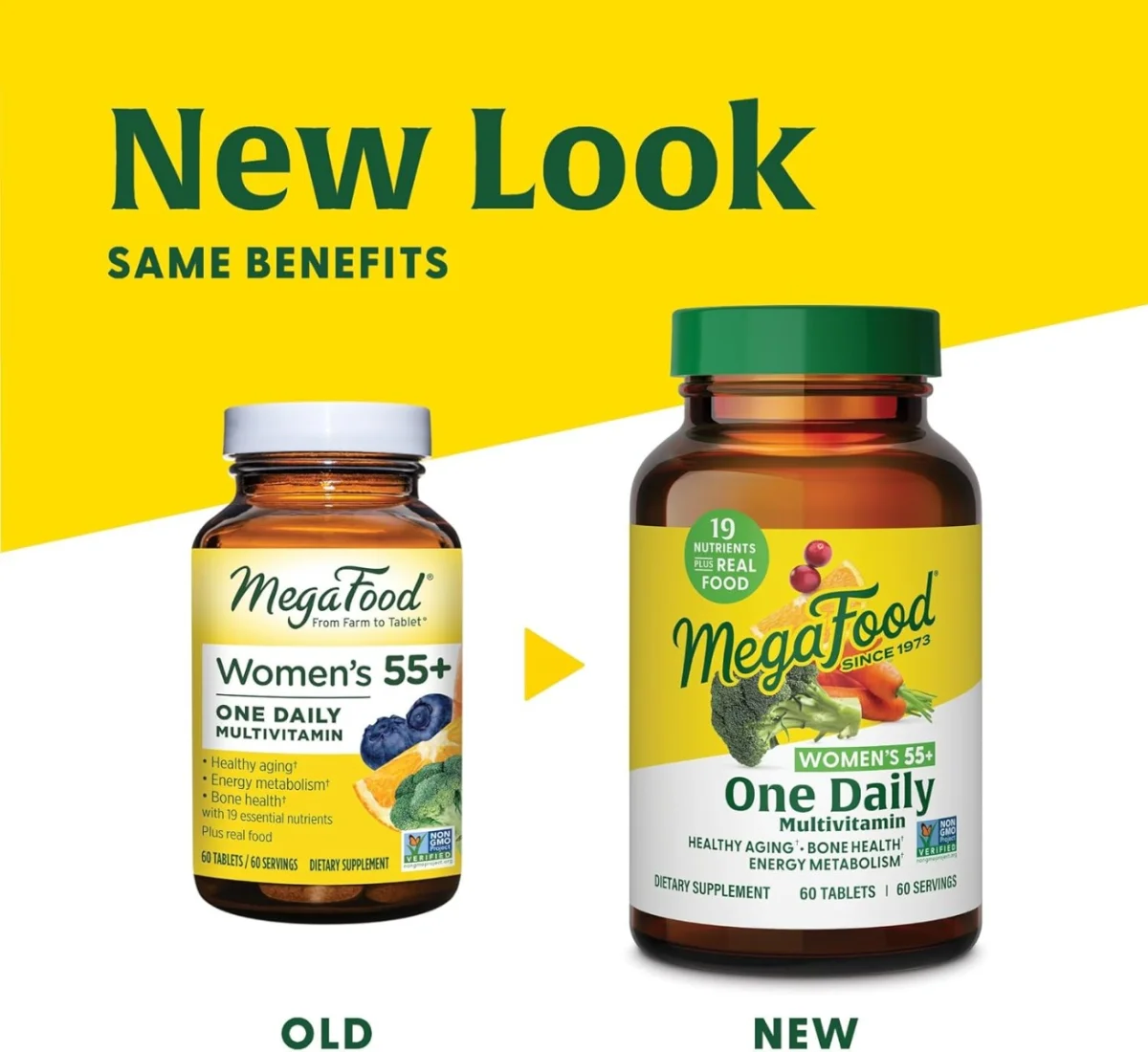 MegaFood Women Over 55+ One Daily Multivitamin - 90 Tablets