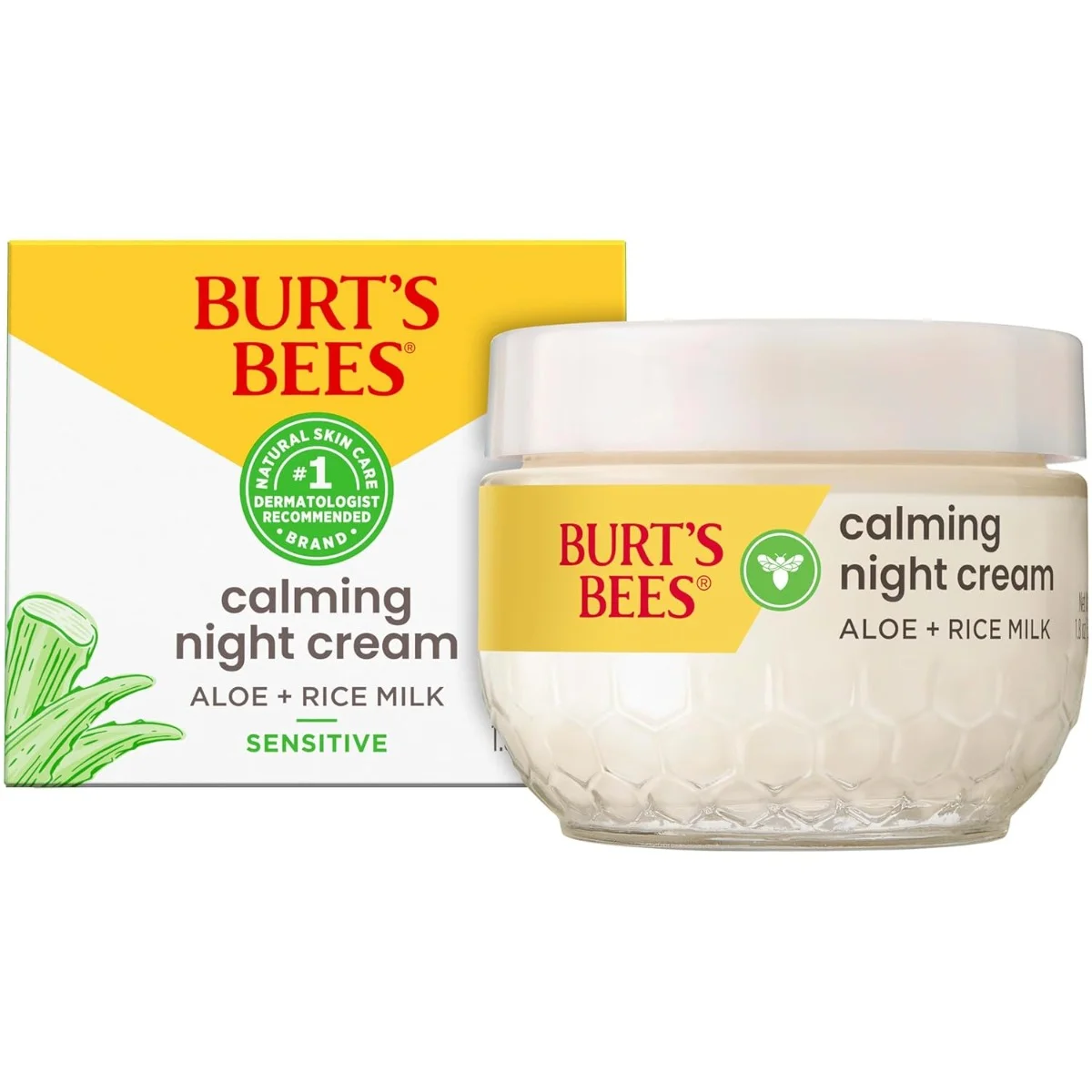 Burt's Bees Calming Night Cream - 1.8 oz