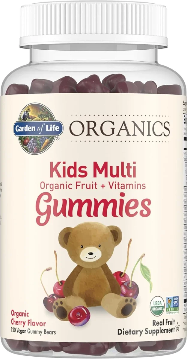 Garden of Life Kids Organics Multi Vitamins Organic Cherry - 120 Vegan Gummies