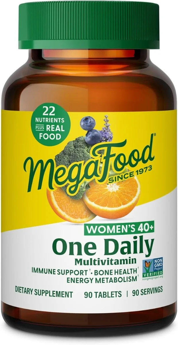 MegaFood Women's 40+ One Daily Multivitamin for Women - 90 Tablets