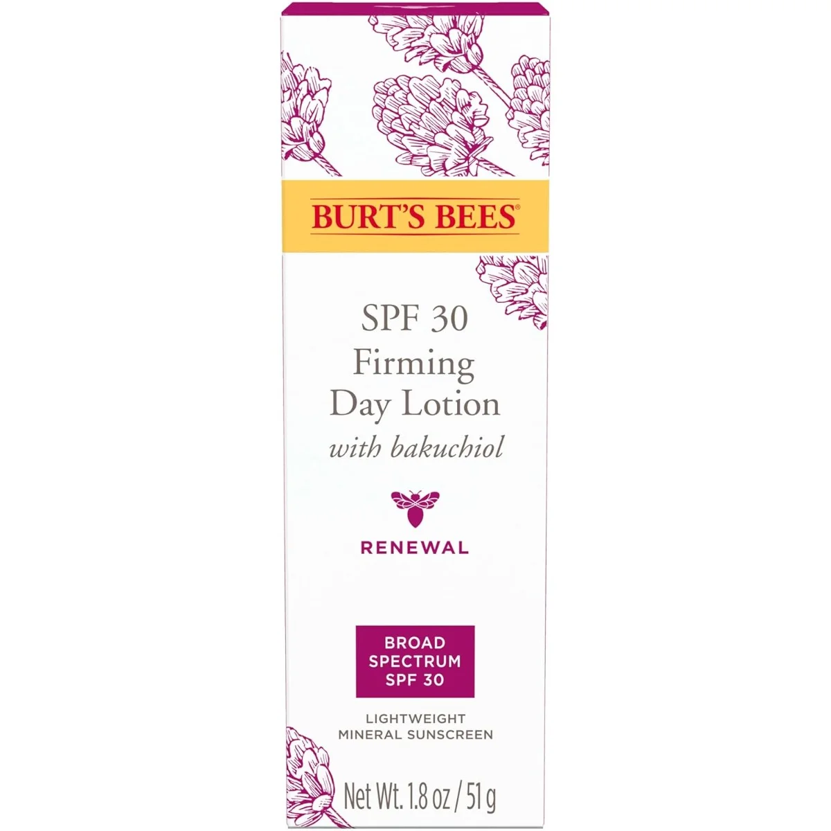 Burt's Bees Renewal Firming Day Lotion SPF 30 1.8 oz.