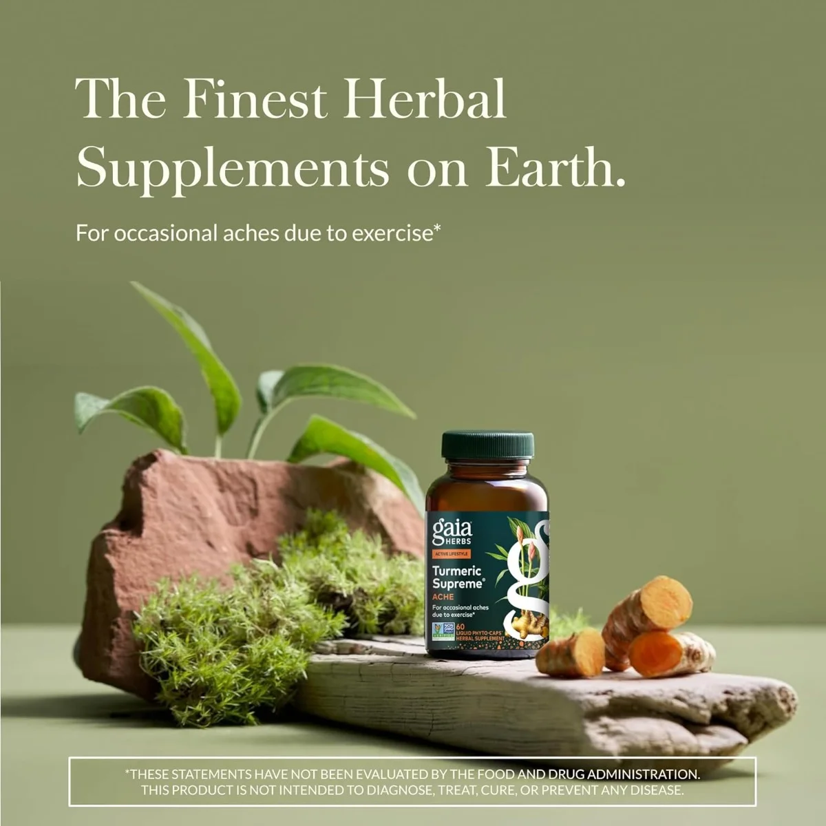 GaiaHerbs Turmeric Supreme Pain LP 60lvc