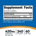 Nutricost Magnesium Citrate - 420 mg - 240 Capsules - Image 3