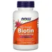 NOW Biotin Extra Strength - 10 mg - 120 Vegetarian Capsules - Image 1