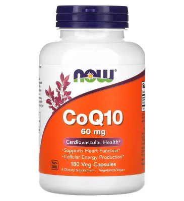 NOW CoQ10 - 60 mg - 180 Vcaps®