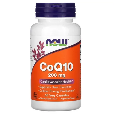 NOW CoQ10 - 200 mg - 60 VegCaps