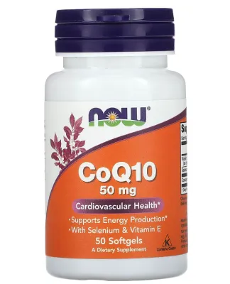 NOW CoQ10 - 50 mg - 50 Softgels