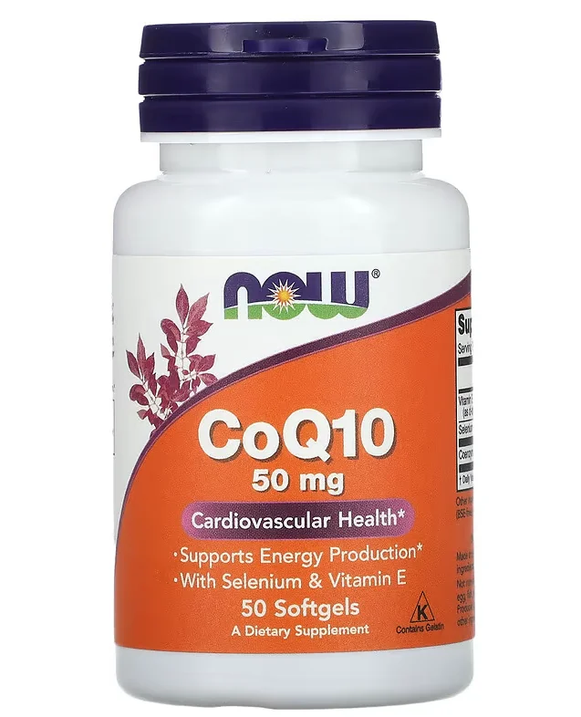NOW CoQ10 - 50 mg - 50 Softgels