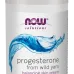 NOW Solutions Natural Progesterone Cream Unscented - 3 oz - Image 1