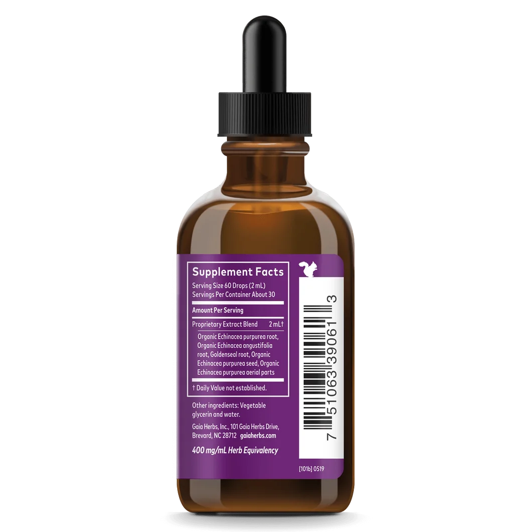 Gaia Herbs Kids Echinacea Goldenseal 1oz