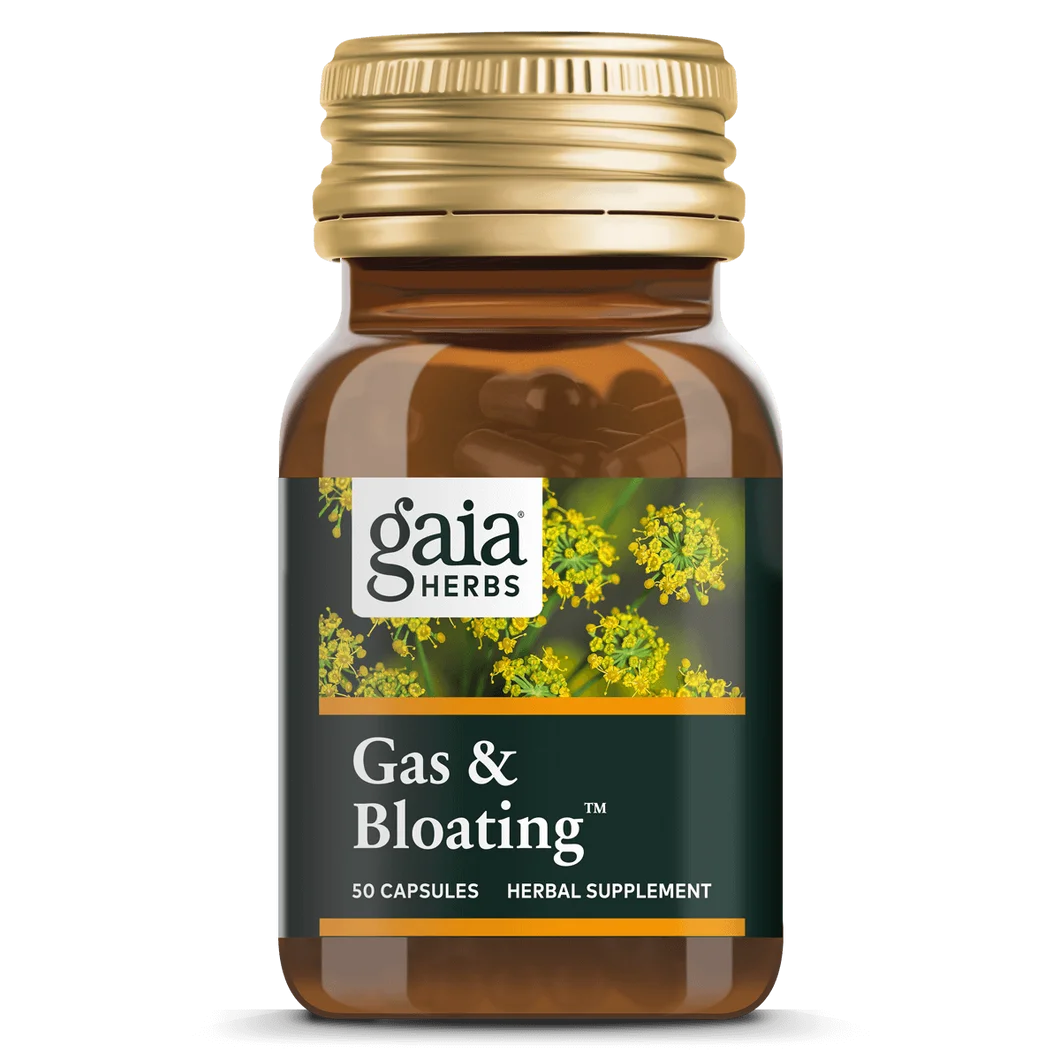 Gaia Herbs RapidRelief™ Gas and Bloating™ - 50 Vegan Capsules