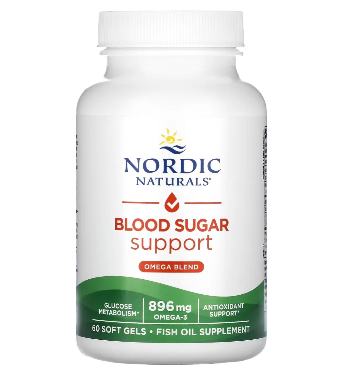 Nordic Naturals Omega Blood Sugar - 896 mg - 60 Softgels