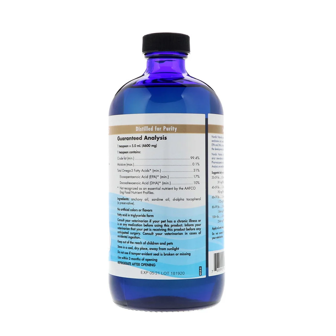Nordic Naturals Pet Omega-3 Supplement for Large to Very Large Breed Dogs - 16 fl oz