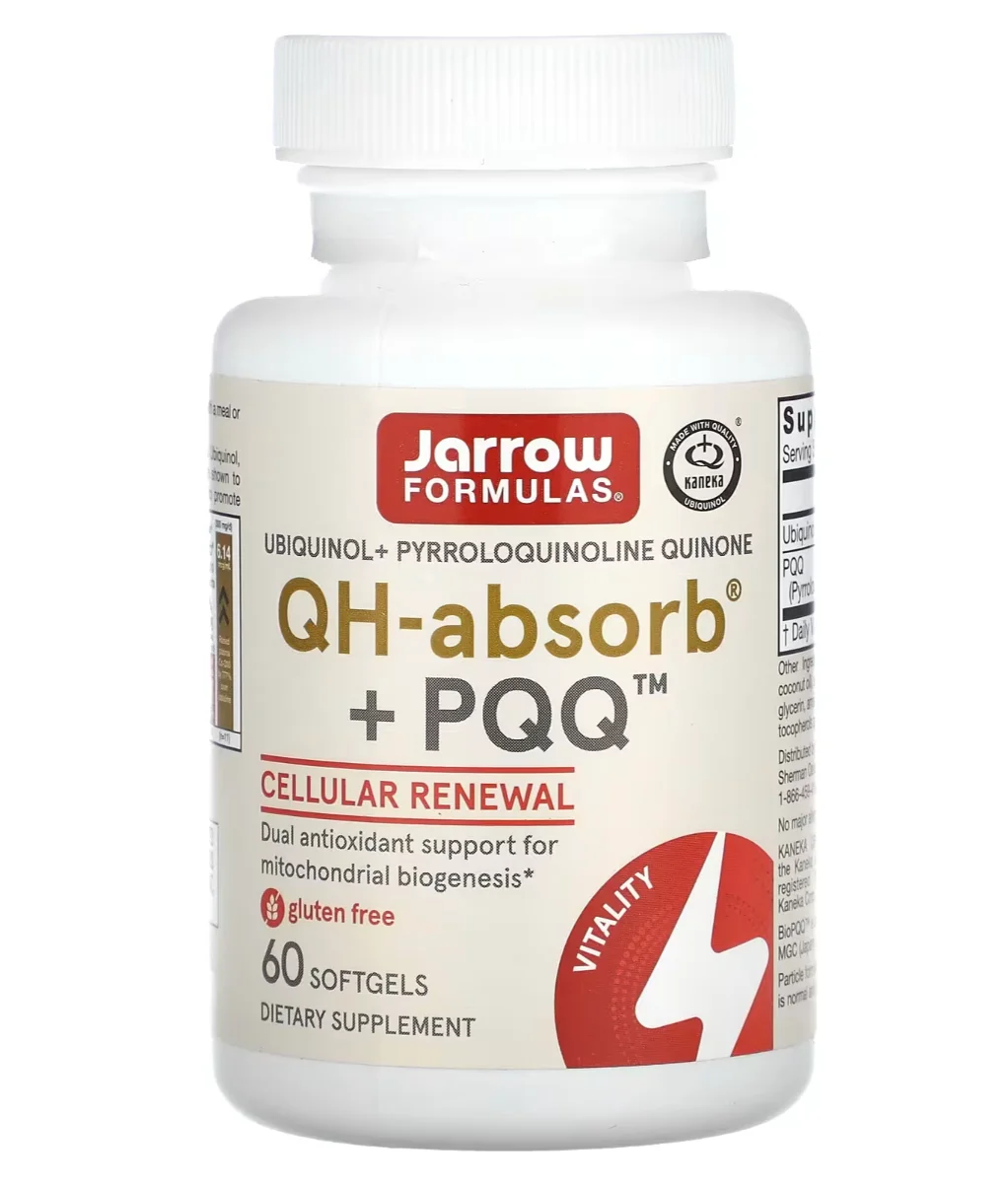 Jarrow Formulas QH-absorb + PQQ - 60 Softgels