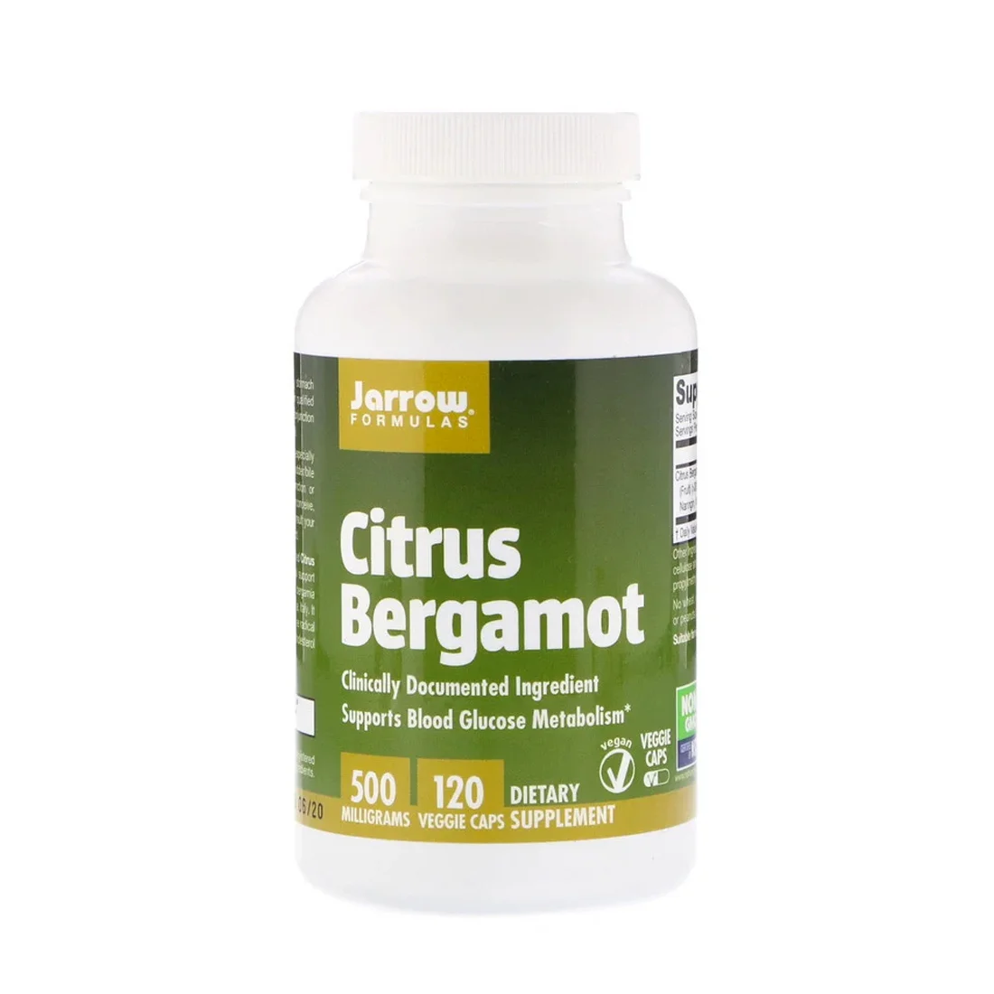 Jarrow Formulas Vegan Heart Support Citrus Bergamot - 120 Veggie Caps