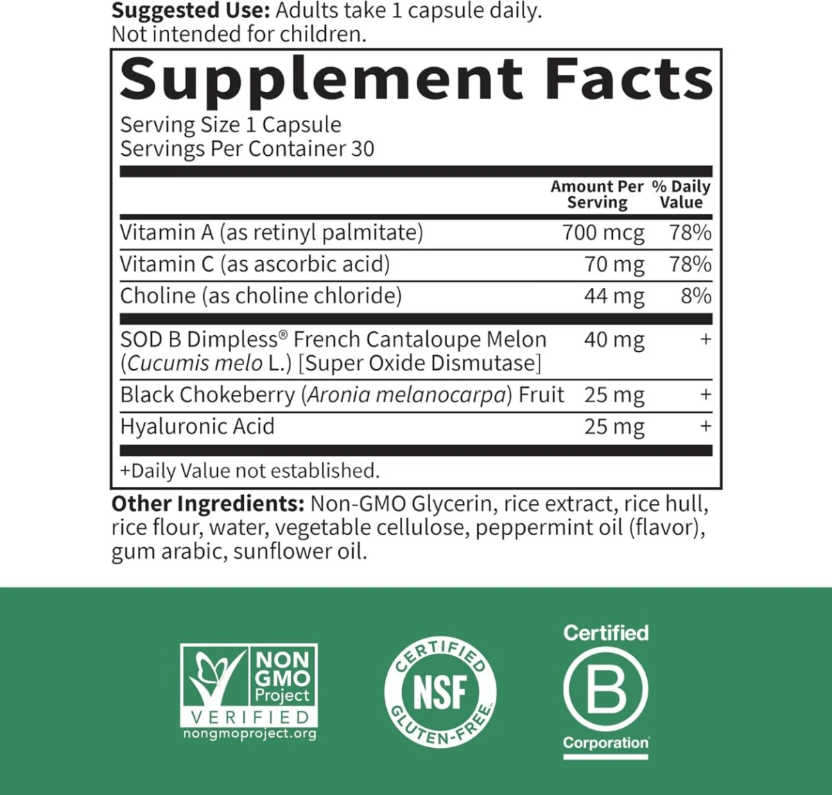 Garden Of Life - Once Daily Skin Smooth+ Duocap, 30 Capsules