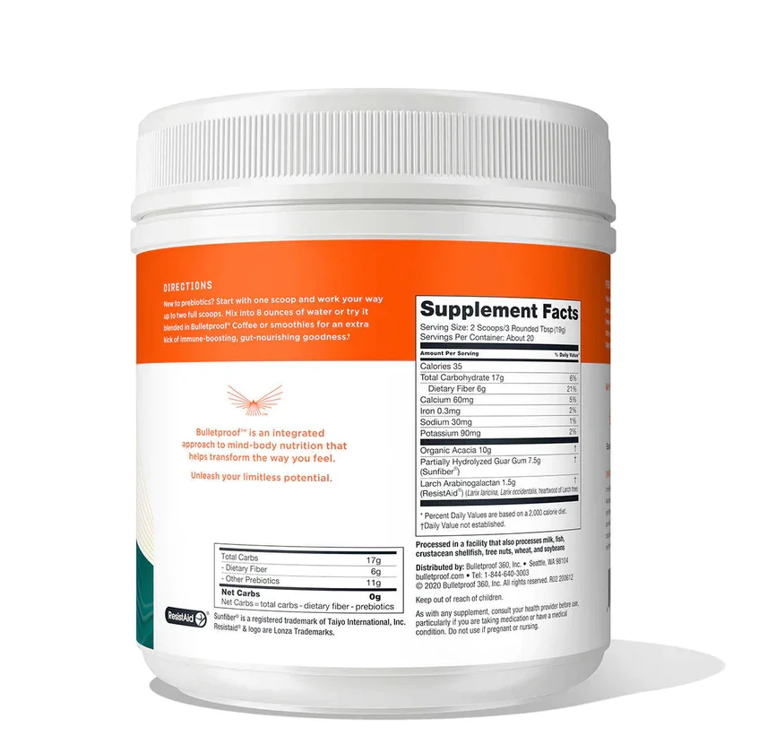 Bulletproof Innerfuel Prebiotic Unflavored - 13.4 oz