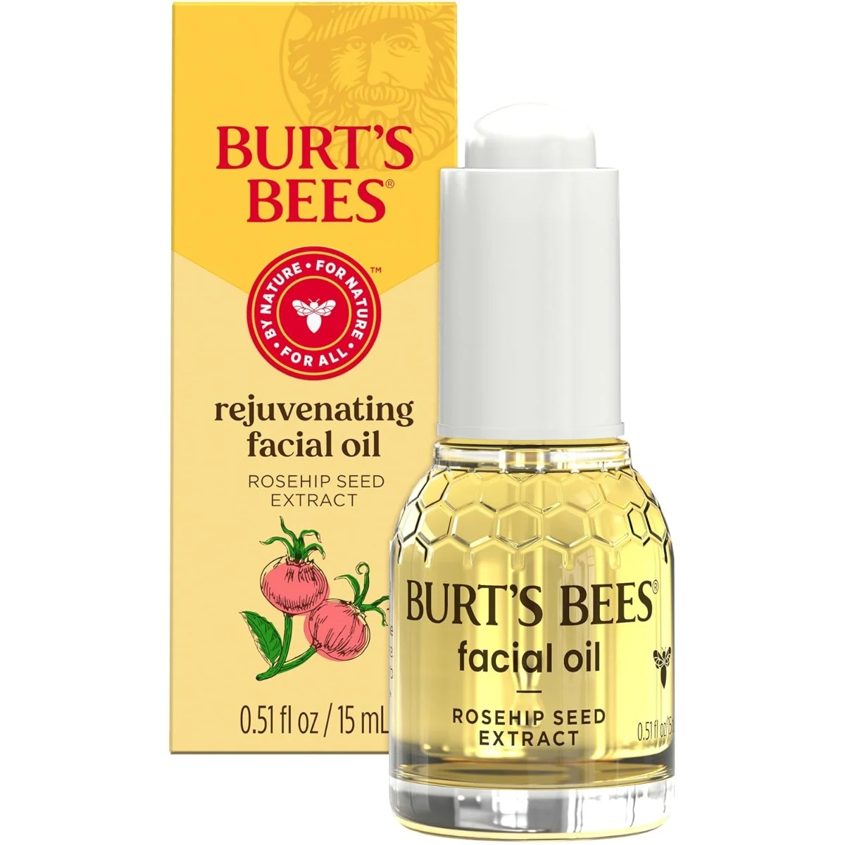 Burt's Bees Complete Nourishment Facial Oil - Anti-Aging Oil - 0.51 fl oz