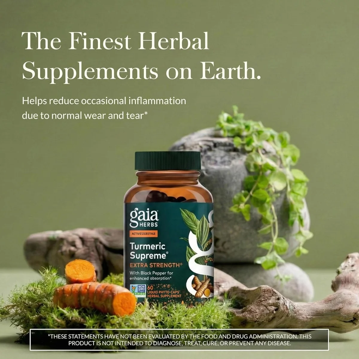 Gaia Herbs, Turmeric Supreme®, 120 Liquid Phyto-Caps