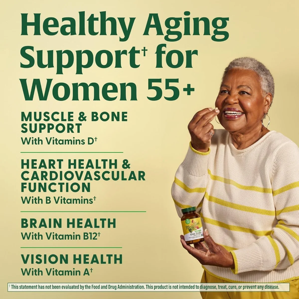MegaFood Women Over 55+ One Daily Multivitamin - 90 Tablets