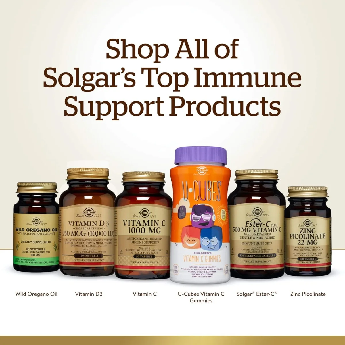 Solgar Ester-C Plus Vitamin C - 1000 mg - 60 Tablets