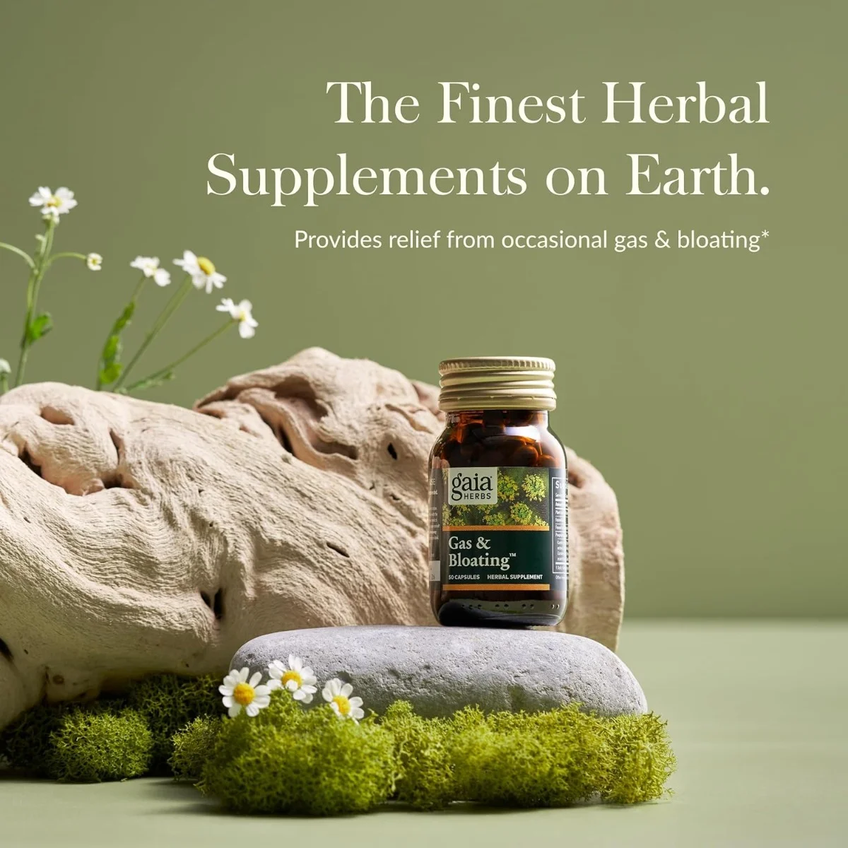 Gaia Herbs RapidRelief™ Gas and Bloating™ - 50 Vegan Capsules