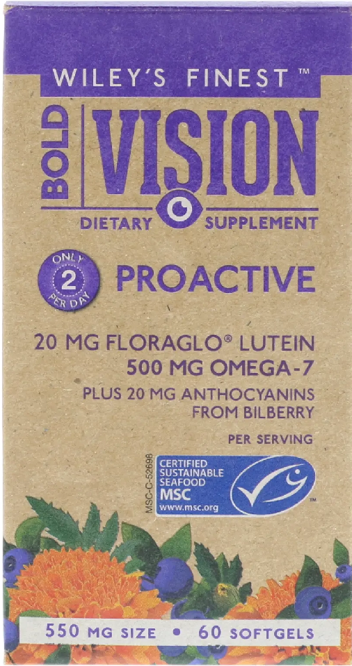 Wiley's Finest Bold Vision Proactive - 60 Softgels