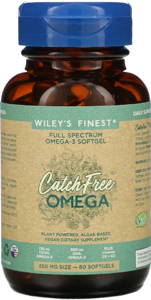 Wiley's Finest Catch Free Omega Full Spectrum Omega-3 - 60 Softgels