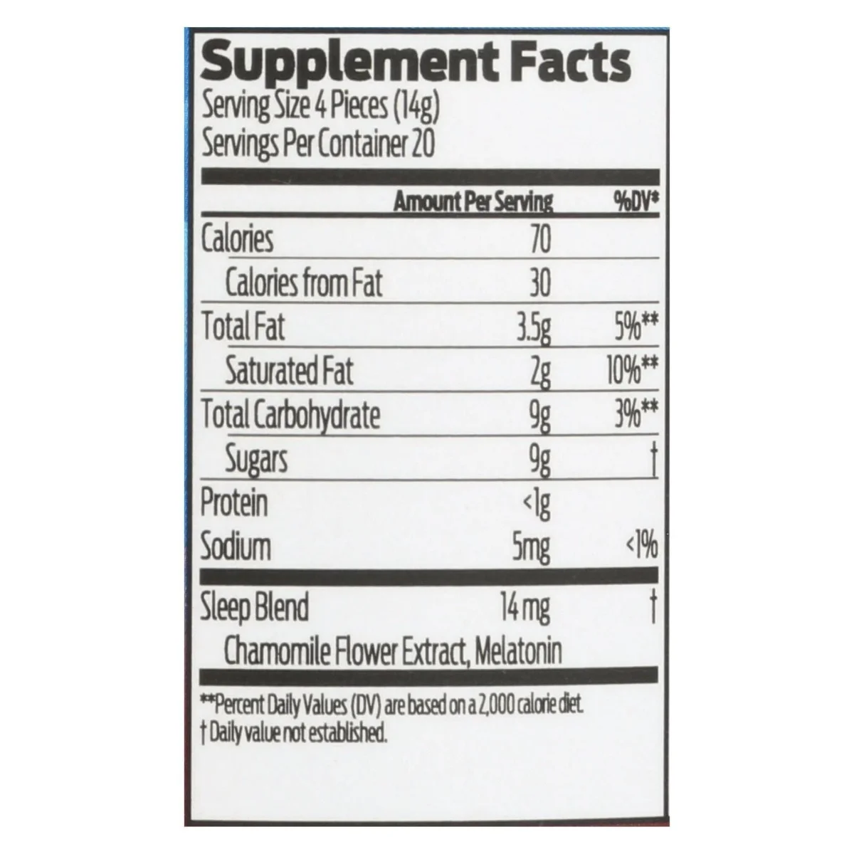 Good Day Chocolate Adults Sleep Supplement Milk Chocolate - 1 mg - 80 Candy Coated Pieces
