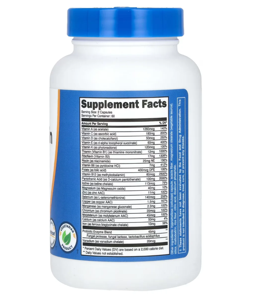 Nutricost Multivitamin - 120 Capsules