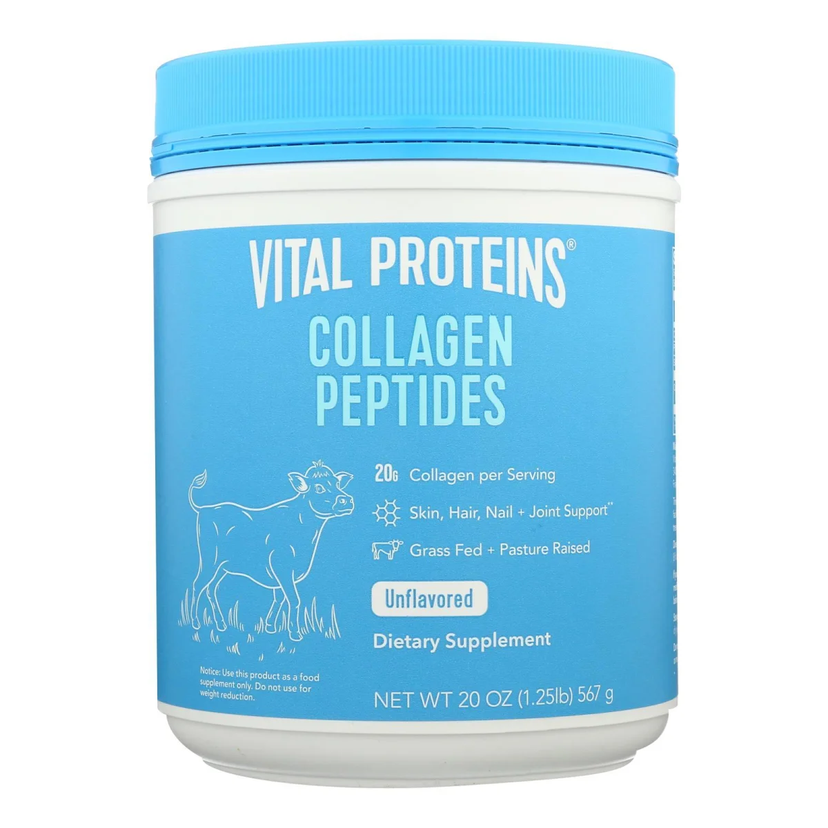 Vital Proteins Collagen Peptides - NSF Certified for Sport Unflavored - 20 oz