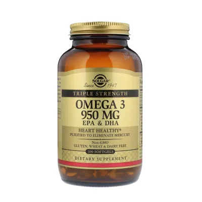 Solgar Triple Strength Omega-3 950 mg