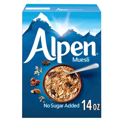 Alpen Non-GMO No Sugar Added Whole Grain Muesli Cereal - 14 oz