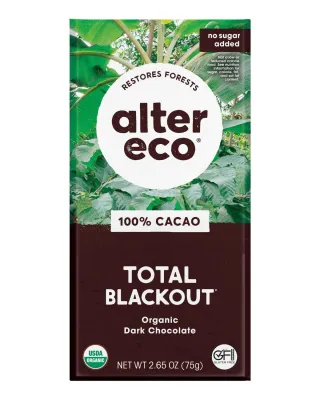 Alter Eco Dark Chocolate Bar, Pure Dark Cocoa
