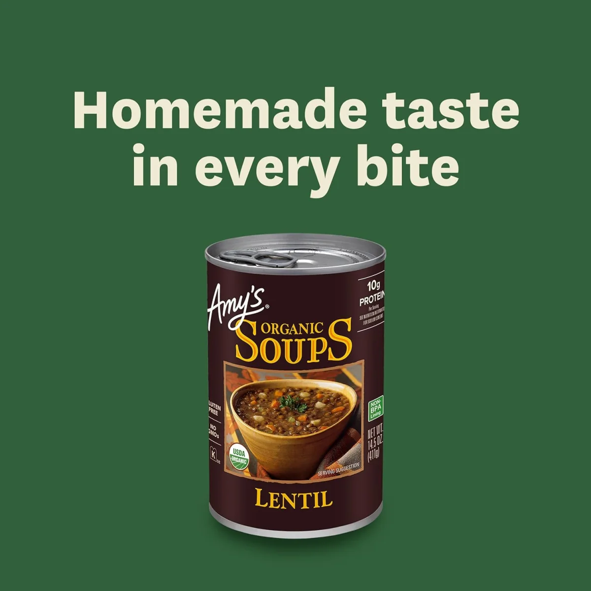 Amy's Organic Soup, Lentil - 14.5 fl oz