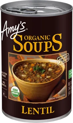 Amy's Organic Soup, Lentil - 14.5 fl oz