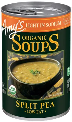 Amy's Organic Soup, Light in Sodium Split Pea - 14.1 fl oz