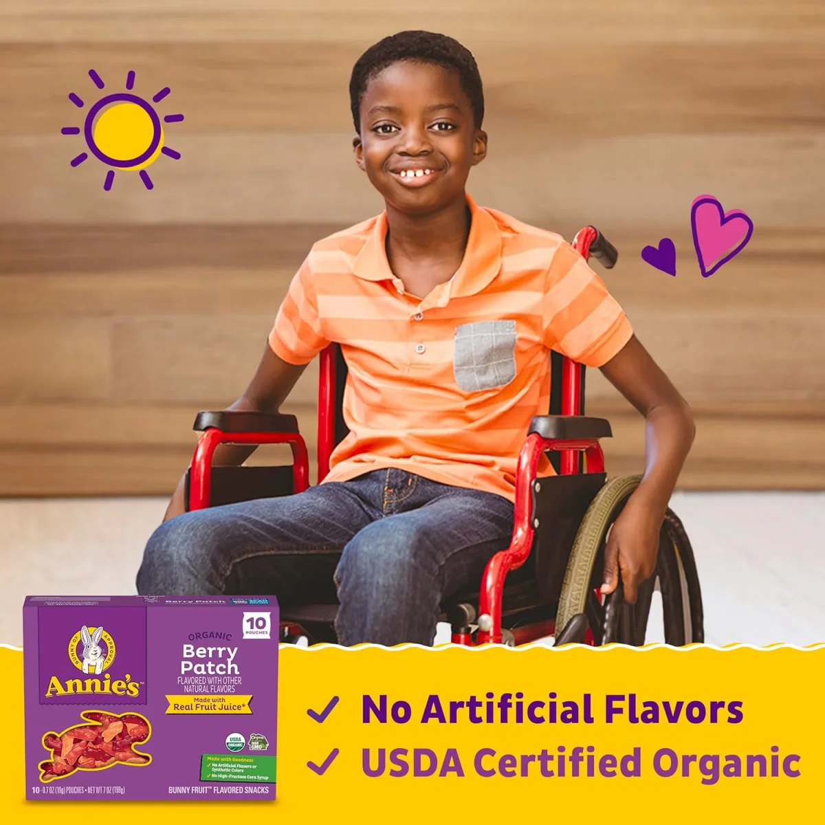 Annie's Organic Fruit Snacks, Bunny Berry Patch