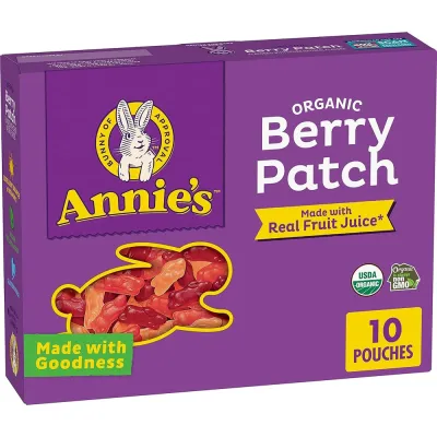 Annie's Organic Fruit Snacks, Bunny Berry Patch