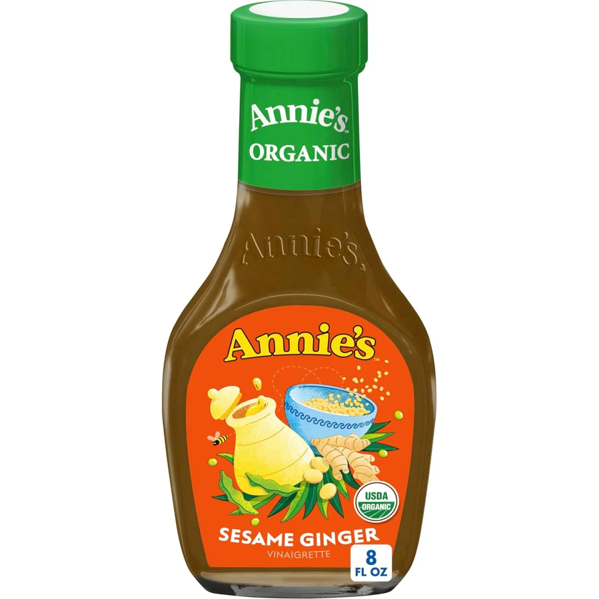 Annie's Organic Sesame Ginger Vinaigrette Salad Dressing - 8 fl oz