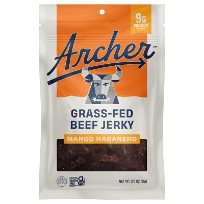 Country Archer Grass-Fed Beef Jerky, Mango Habanero - 2.5 oz