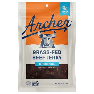 Country Archer Grass-Fed Beef Jerky, Original - 2.5 oz