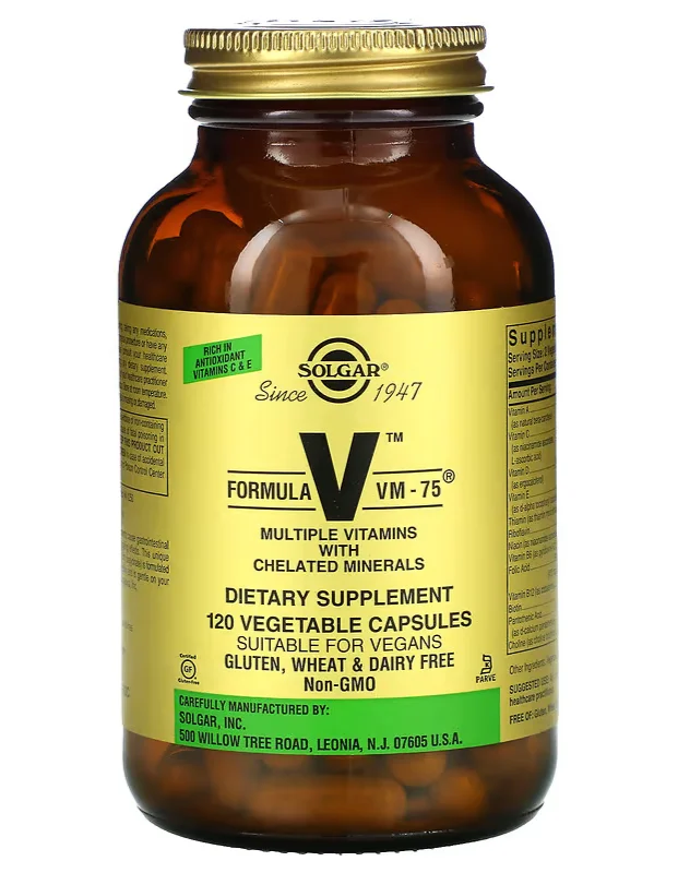 Solgar Formula VM-75® - 120 Vegetable Capsules